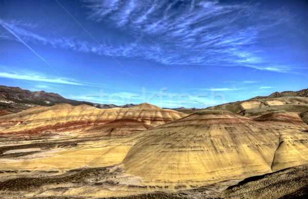 Verniciato colline Oregon colorato view rosso Foto d'archivio © pictureguy