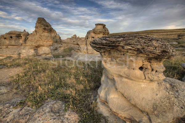 Canadá escrito piedra parque naturaleza rock Foto stock © pictureguy