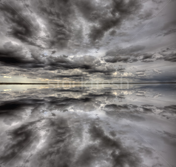 Saskatchewan Lake Reflection Stock photo © pictureguy