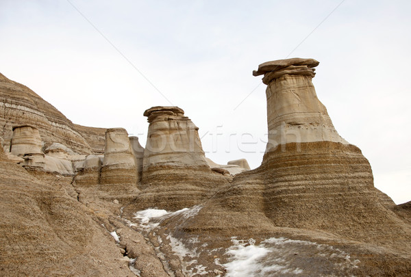 Badlands Alberta  hoo doo Stock photo © pictureguy