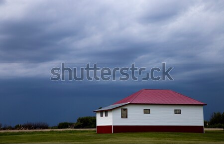 Preria burzowe chmury pogoda saskatchewan Kanada Zdjęcia stock © pictureguy