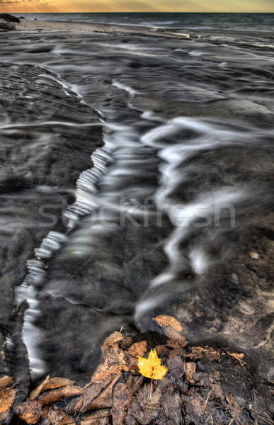 Lago norte Michigan cair outono belo Foto stock © pictureguy