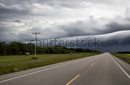 Storm Clouds Saskatchewan Stock photo © pictureguy