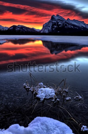 Sunset Mount Rundle Stock photo © pictureguy