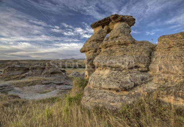 Canadá escrito piedra parque naturaleza rock Foto stock © pictureguy