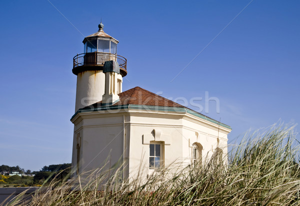 灯台 オレゴン州 日没 ヴィンテージ 歴史的 ストックフォト © pictureguy
