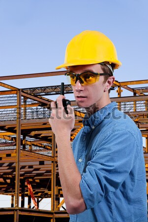 Bauarbeiter männlich Job Website Mann sexy Stock foto © piedmontphoto
