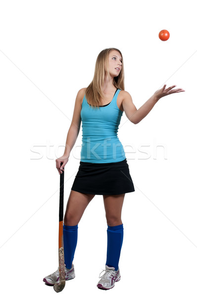 Woman Field Hockey Stock photo © piedmontphoto