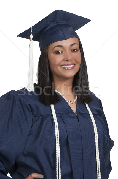 ストックフォト: 大学院 · 小さな · 黒 · アフリカ系アメリカ人 · 女性 · 卒業