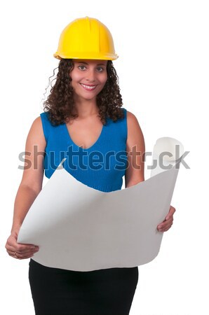 Female Construction Worker Stock photo © piedmontphoto