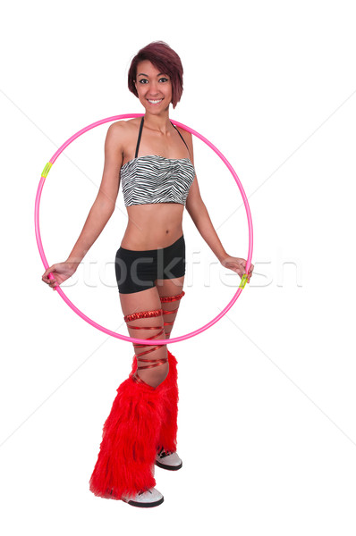 Woman with Hula Hoop Stock photo © piedmontphoto