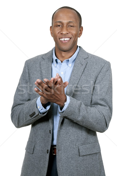 Black Man Clapping Stock photo © piedmontphoto