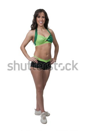Akrobata gyönyörű nő akrobatikus testmozgás tevékenység nő Stock fotó © piedmontphoto