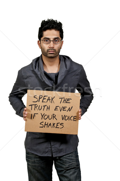 Speak The Truth Even If Your Voice Shakes Stock photo © piedmontphoto