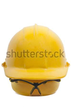 Gafas de seguridad personal trabajador cabeza artes Foto stock © piedmontphoto
