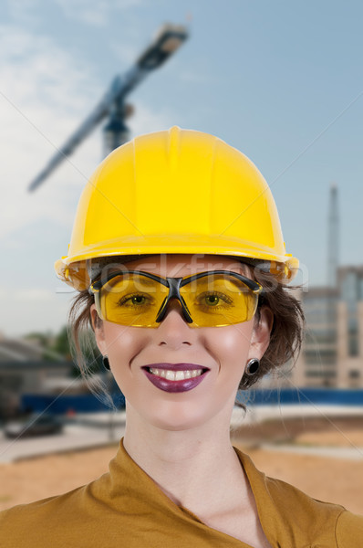 Stock photo: Female Construction Worker