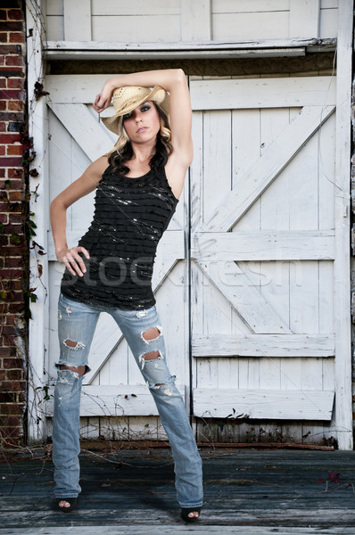 Stock photo: Cowgirl