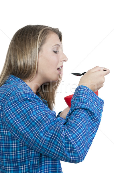 Woman Eating Stock photo © piedmontphoto