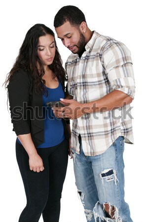 Woman and Man Eating Stock photo © piedmontphoto