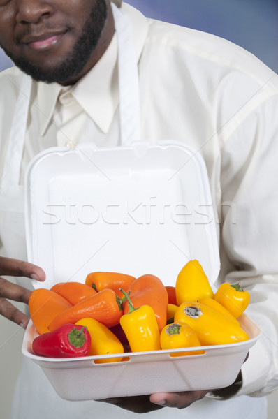 Stock photo: Sweet bell peppers