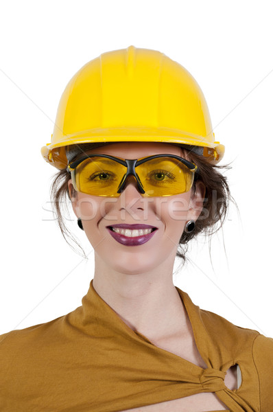 Female Construction Worker Stock photo © piedmontphoto