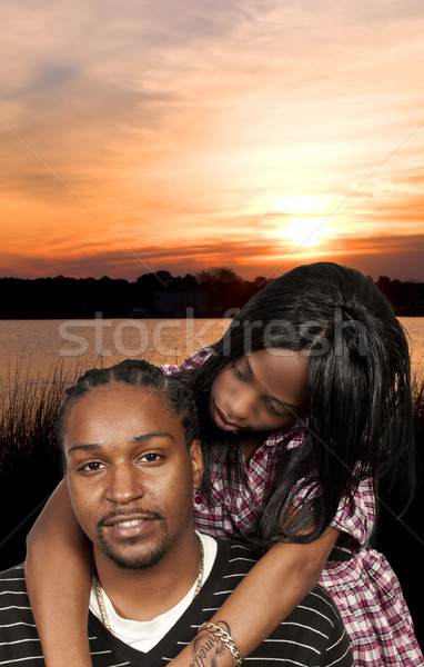 Ocean Sunrise or Sunset Stock photo © piedmontphoto