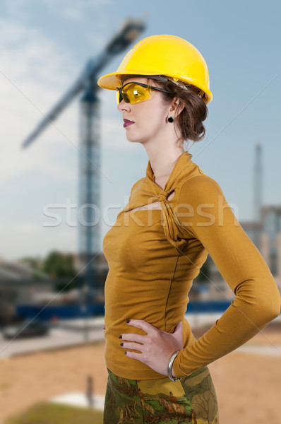 Stock photo: Female Construction Worker