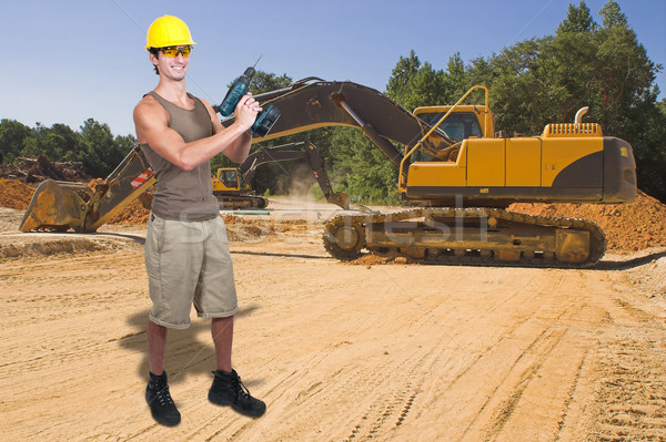 Man Construction Worker Stock photo © piedmontphoto