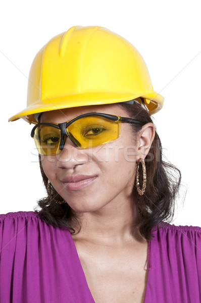 Female Construction Worker Stock photo © piedmontphoto