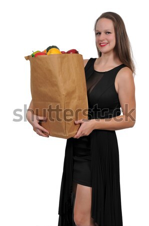 Woman Shopping Bags Stock photo © piedmontphoto