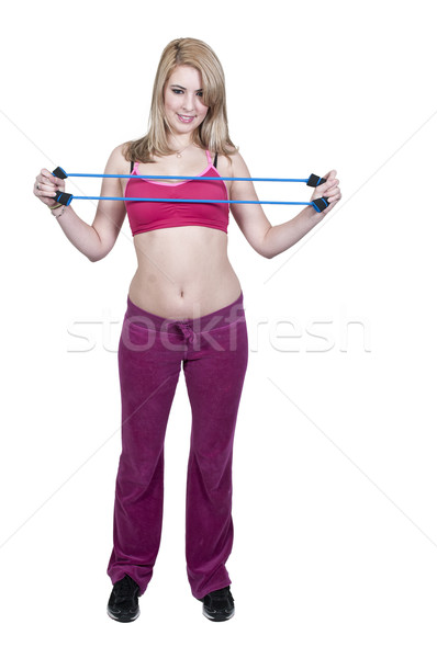 Woman Working Out Stock photo © piedmontphoto