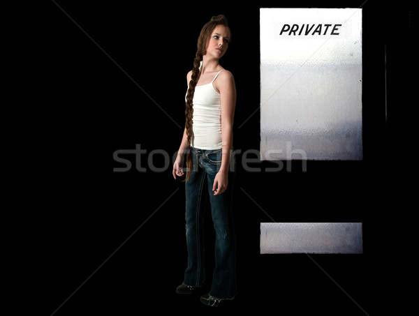 Beautiful Teenage Woman Stock photo © piedmontphoto
