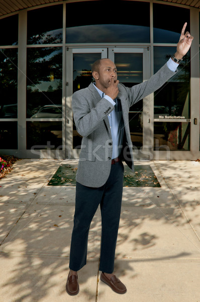 Stockfoto: Taxi · zwarte · zakenman · stad · business · stedelijke