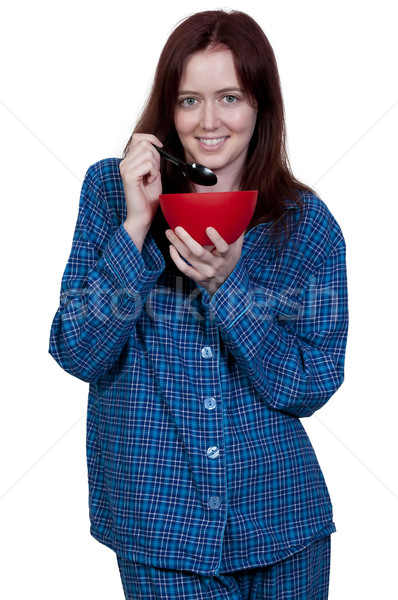 Woman Eating Stock photo © piedmontphoto