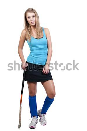 Woman Field Hockey Stock photo © piedmontphoto