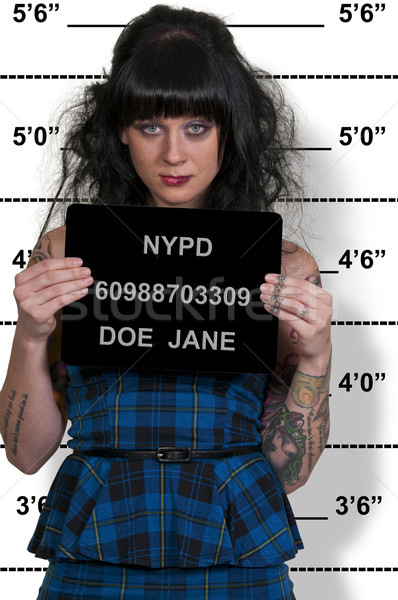 Woman Mugshot Stock photo © piedmontphoto