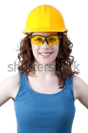Female Construction Worker Stock photo © piedmontphoto