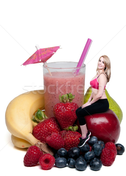 Fruit Smoothie Stock photo © piedmontphoto