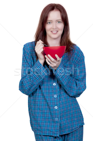 Woman Eating Stock photo © piedmontphoto