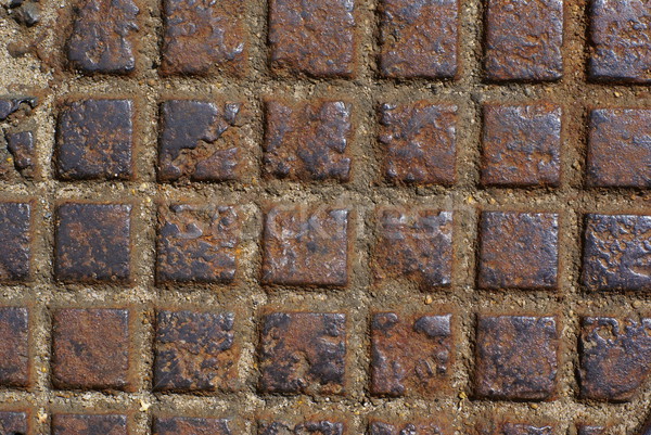 Rusty metal checker. Stock photo © Pietus
