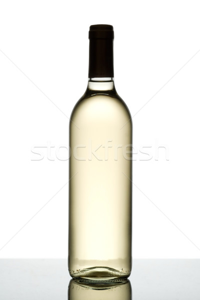[[stock_photo]]: Bouteille · bouteille · de · vin · blanc · vin · blanc · isolé · blanche · alcool