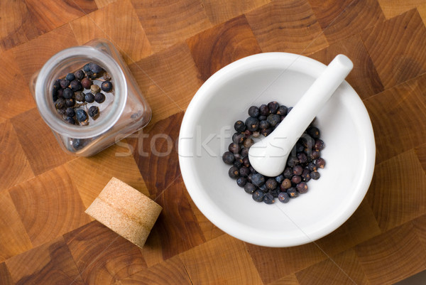 Spice in mortar and pestle Stock photo © Pietus
