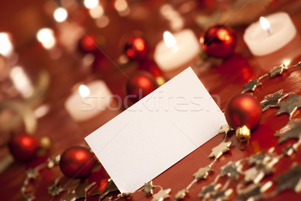 Christmas tag. Stock photo © Pietus