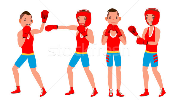 Boxeur Joueur Vecteur Homme Athlete Illustration Vectorielle C Pikepicture 8807734 Stockfresh