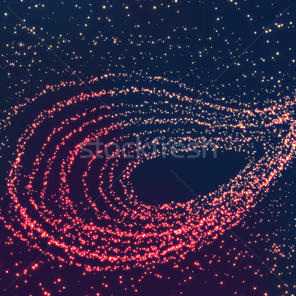 пространстве вихревой вектора черная дыра Flying Сток-фото © pikepicture