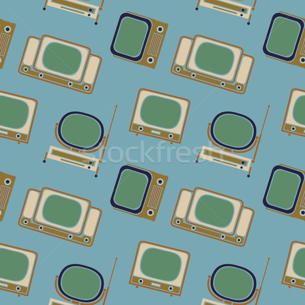 Vector Pattern 50s. Backdrop 1950s retro style. Stock photo © pikepicture