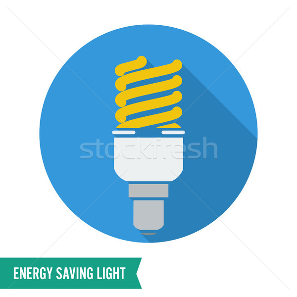 Energy Saving Light Vector Stock photo © pikepicture