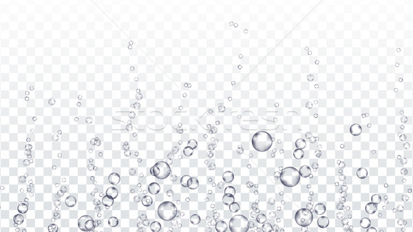 Subaquático bubbles transparente vetor água Foto stock © pikepicture