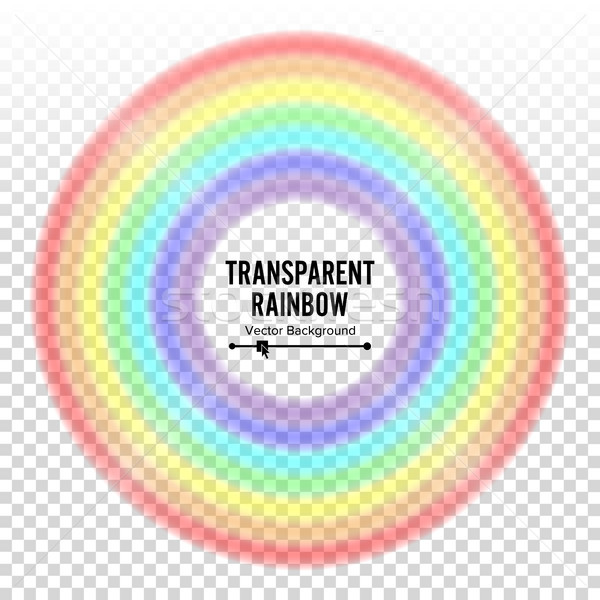 Regenbogen Kreis Element Vektor Farbe Spektrum Stock foto © pikepicture