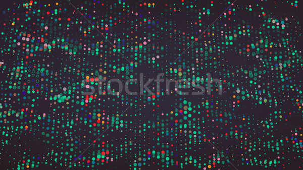 Composed Of Particles. Abstract Graphic Design. Modern Sense Of Science And Technology Background. V Stock photo © pikepicture